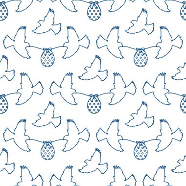 Mutlu Paskalya Kuş Yumurtaları Şenlikli Tatil