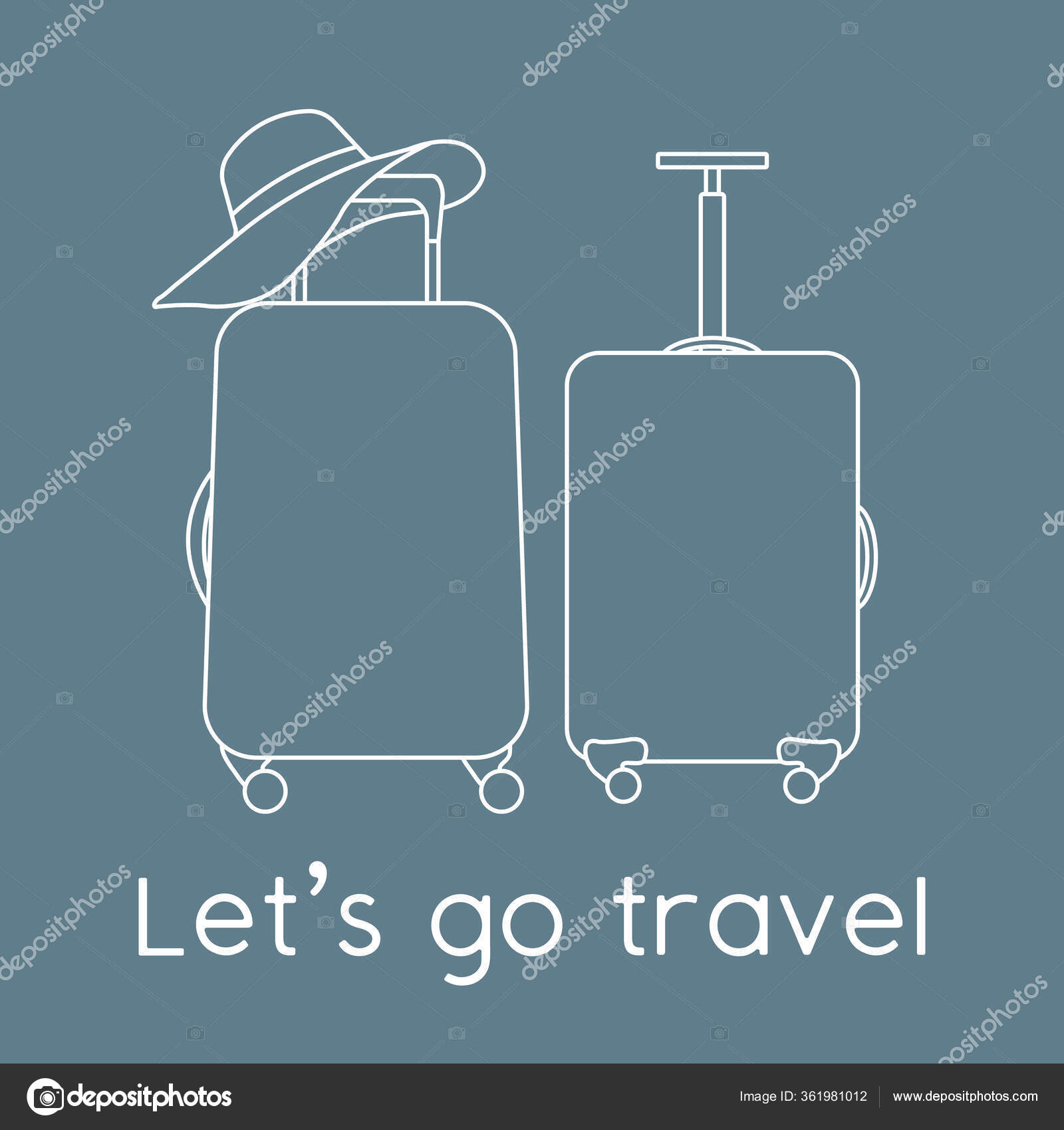 let's go suitcase