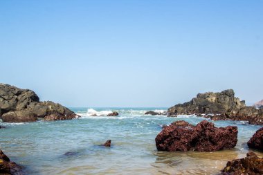 Hint Okyanusu, Arambol beach, Goa, Hindistan