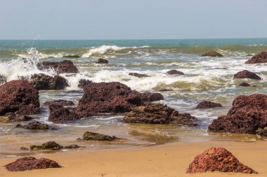 Hint Okyanusu, Arambol beach, Goa, Hindistan