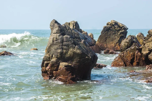 Oceano Indiano, Spiaggia di Arambol, Goa, India — Foto Stock