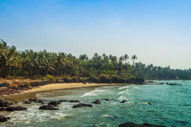 Maharashtra eyalet, Hindistan, Arap Denizi vahşi beach