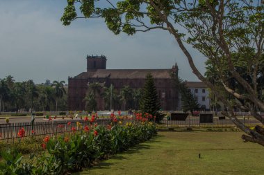 Bom Jesus eski Goa, Hindistan Bazilikası. UNESCO Dünya Mirası S