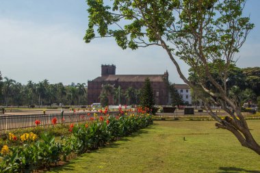 Bom Jesus eski Goa, Hindistan Bazilikası. UNESCO Dünya Mirası S