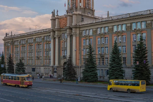 Yekaterinburg Oroszország 2017 Július Lenin Központi Tere Sugárútja Street Központjában — Stock Fotó