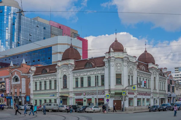 Ekaterinburg Rusia Julio 2017 Calles Ciudad Centro Ekaterimburgo —  Fotos de Stock