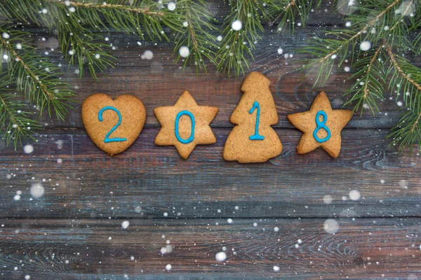 Tanımlama bilgileri metin 2018, sizin metin için yer ile yeni yıl için