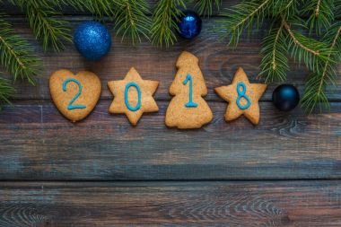 Tanımlama bilgileri metin 2018, sizin metin için yer ile yeni yıl için