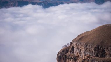 Rocky Dağları ve kayan sis, zaman atlamalı kenarına