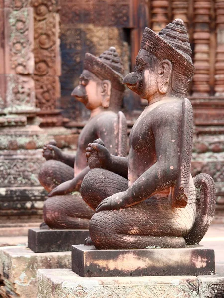 Banteay Srey, Angkor w Kambodży — Zdjęcie stockowe