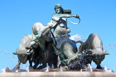 Gefion çeşme, Kopenhag, Danimarka