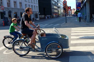 Bisikletçileri Kopenhag, Danimarka