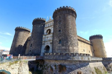 Napoli, İtalya 'da Maschio Angioino