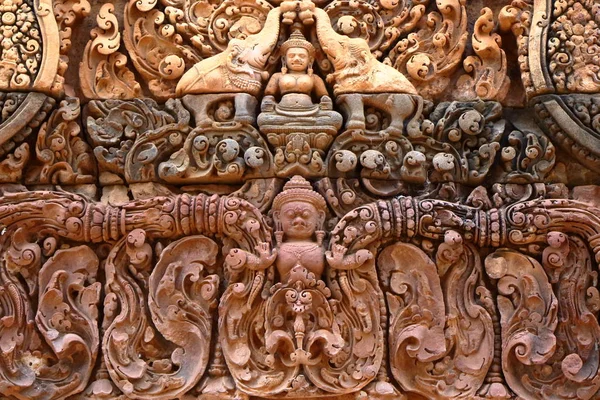 Banteay Srey, Angkor w Kambodży — Zdjęcie stockowe