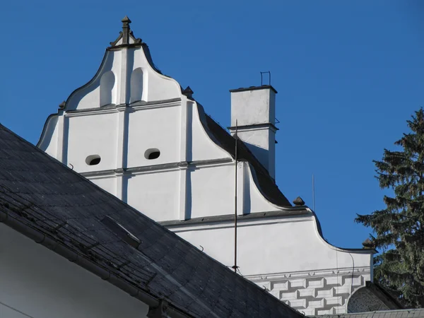 Old Building Roof — Zdjęcie stockowe