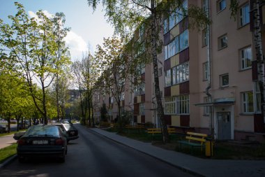 Minsk 'te sokaklar, anıtlar ve mimari.