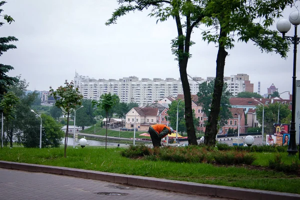 Străzi Monumente Arhitectură Minsk — Fotografie, imagine de stoc