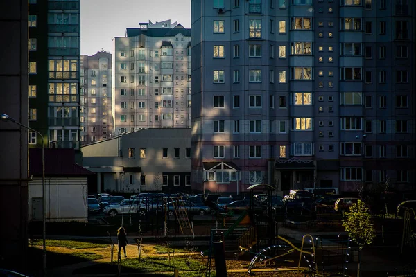 Ulice Památky Architektura Minsku — Stock fotografie