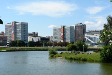 Minsk 'teki sokaklar, anıtlar ve mimari. Komünist mirası.