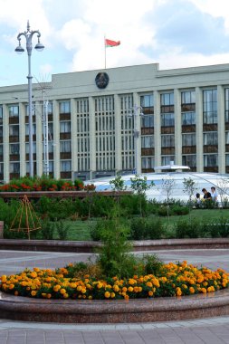 Minsk 'teki sokaklar, anıtlar ve mimari. Komünist mirası.