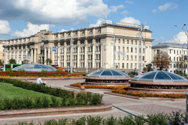 Minsk 'teki sokaklar, anıtlar ve mimari. Komünist mirası.