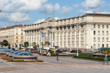 Minsk 'teki sokaklar, anıtlar ve mimari. Komünist mirası.