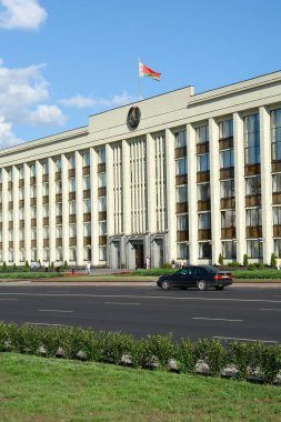 Minsk 'teki sokaklar, anıtlar ve mimari. Komünist mirası.