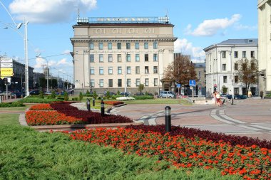 Minsk 'teki sokaklar, anıtlar ve mimari. Komünist mirası.