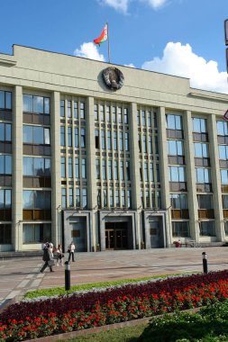 Minsk 'teki sokaklar, anıtlar ve mimari. Komünist mirası.