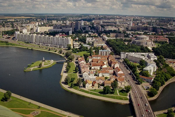 Straten Monumenten Architectuur Minsk Communistische Erfenis — Stockfoto