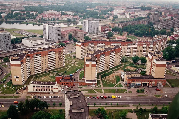 Straten Monumenten Architectuur Minsk Communistische Erfenis — Stockfoto