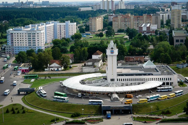 Ulice Zabytki Architektura Mińsku Dziedzictwo Komunistyczne — Zdjęcie stockowe