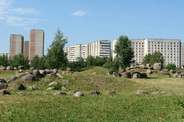 Străzi Monumente Arhitectură Minsk Moștenirea Comunistă — Fotografie, imagine de stoc
