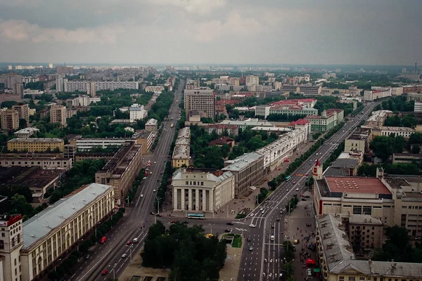 Calles Monumentos Arquitectura Minsk Legado Comunista —  Fotos de Stock