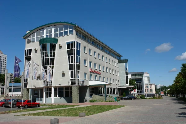 Straten Monumenten Architectuur Minsk Communistische Erfenis — Stockfoto