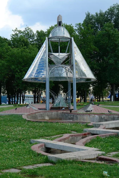 Straten Monumenten Architectuur Minsk Communistische Erfenis — Stockfoto