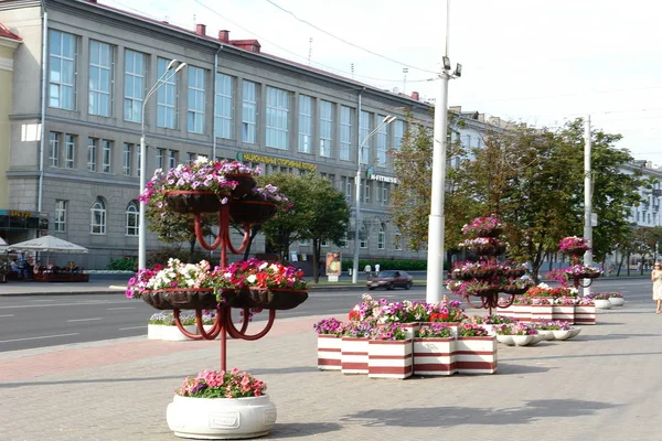 Улицы Памятники Архитектура Минска Коммунистическое Наследие — стоковое фото