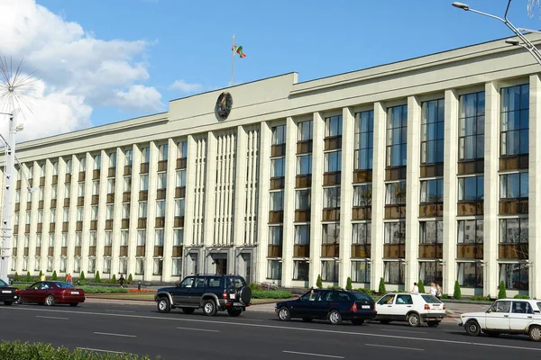 Calles Monumentos Arquitectura Minsk Legado Comunista — Foto de Stock