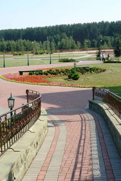 Straten Monumenten Architectuur Minsk — Stockfoto