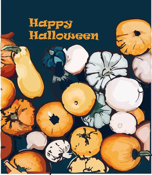 Kabak yama vektör çizim koyu mavi zemin üzerine