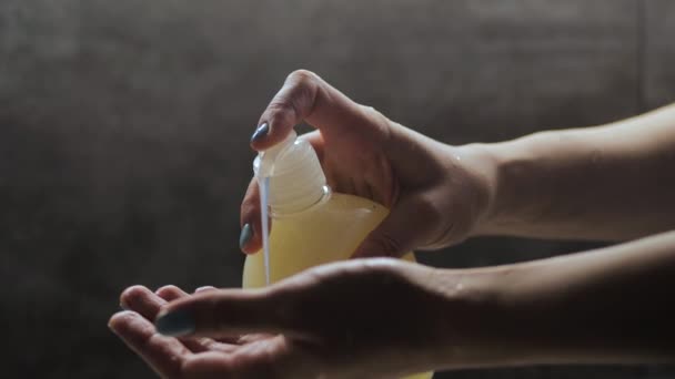 洗手预防流感大流行4k — 图库视频影像
