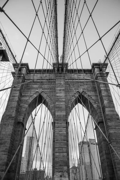 Vanaf Brooklyn Bridge — Stockfoto