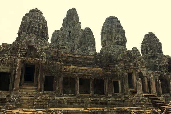 Angkor Wat. Tempel. De Khmer beschaving. Siem oogst. Toerisme in Cambodja — Stockfoto