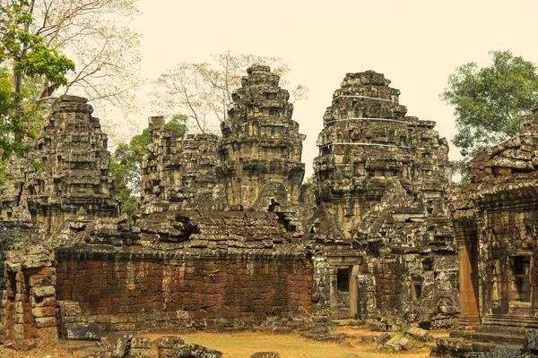 Angkor Wat. Tempel. De Khmer beschaving. Siem oogst. Toerisme in Cambodja — Stockfoto