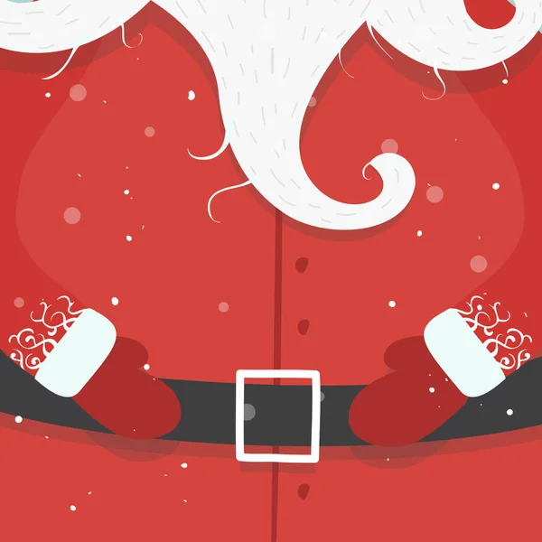 Jolly dibujos animados Santa Clause. Concepto de Navidad y Año Nuevo . — Vector de stock