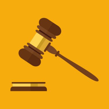 Bir ahşap yargıç Tokmak, yargıç veya mezatçı ve soundboa çekiç