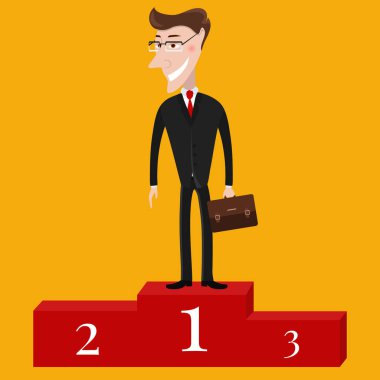 Düz tasarım vektör çizim. Arka plan üzerinde izole.