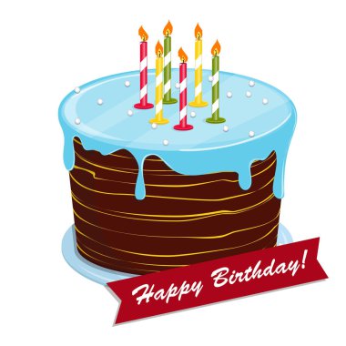 Blackboard bir kutlama ile. Şapka şenlikli. Vektör illustrati