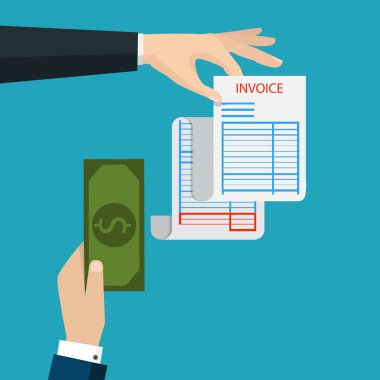 Bill atm, mali onay. Kağıt giriş simgesi. Vektör. Ben giriş