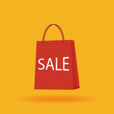  İndirim ve alışveriş kavramı. Vektör. Satılık rozeti